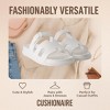 CUSHIONAIRE Orbit Waterproof EVA Womens Sandals -Comfortable Summer Slip On Slides for Women with Adjustable Buckle Strap - 3 of 4