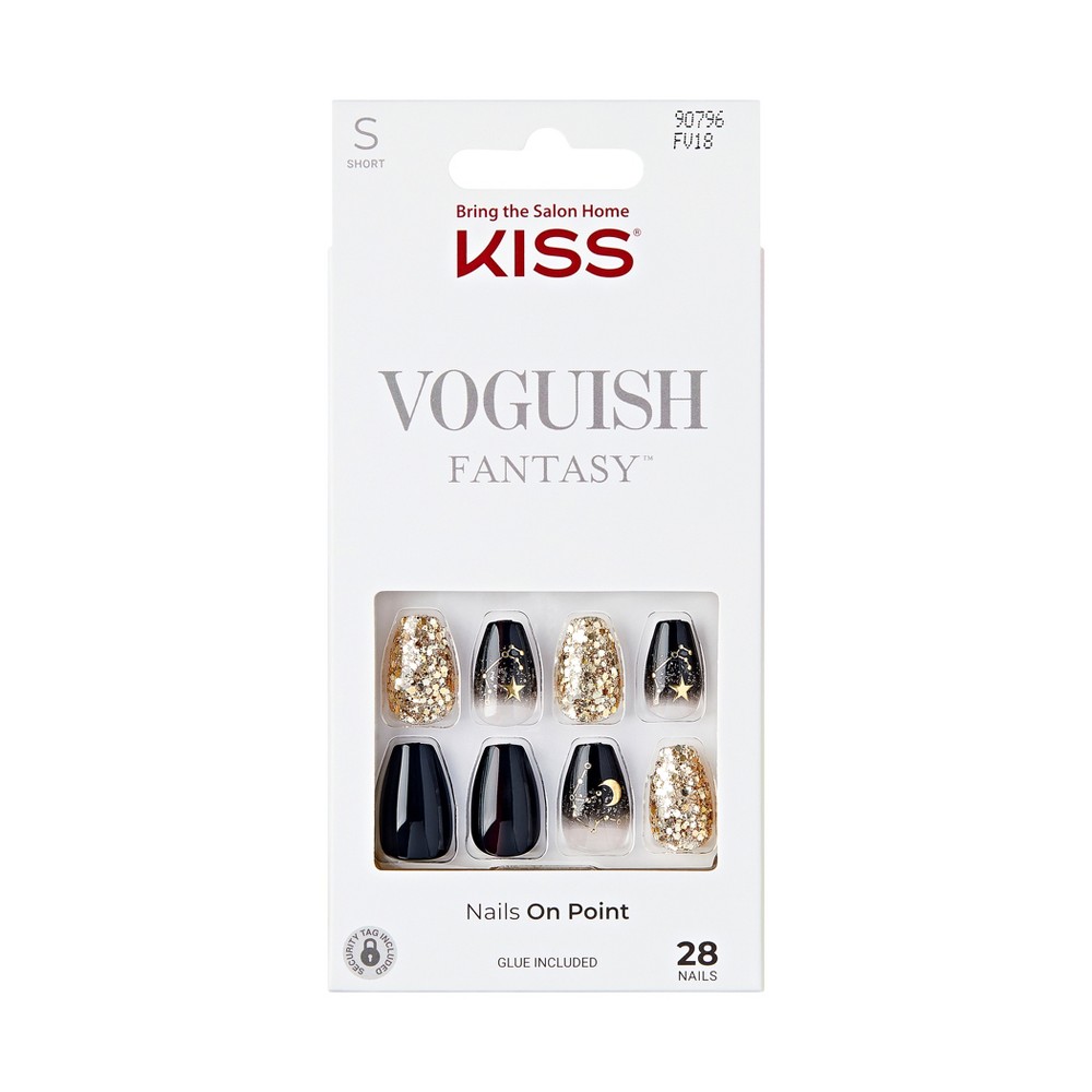 Photos - Manicure Cosmetics KISS Products Fake Nails - Hush Rush - 31ct