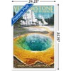 Trends International Lantern Press - Yellowstone Morning Glory Pool Framed Wall Poster Prints - 3 of 4