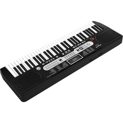 61-Key Portable Electric Piano with Microphone, Headphone Mode, Record Function, and Automatic Accompaniment for Beginners
