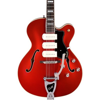 Guild X-350 Stratford Hollow Body Electric Guitar Scarlet Red