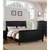 NicBex Modern Twin/Full/Queen/King Size Platform Bed Frame with Elegant Sleigh Design Headboard and Footboard,Box Spring Needed,Easy Assembly - 3 of 4