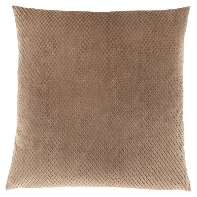 Monarch Specialties Pillows 18 X 18 Square Insert Included Decorative Throw Accent Sofa Couch Bedroom Polyester Hypoallergenic Beige Modern