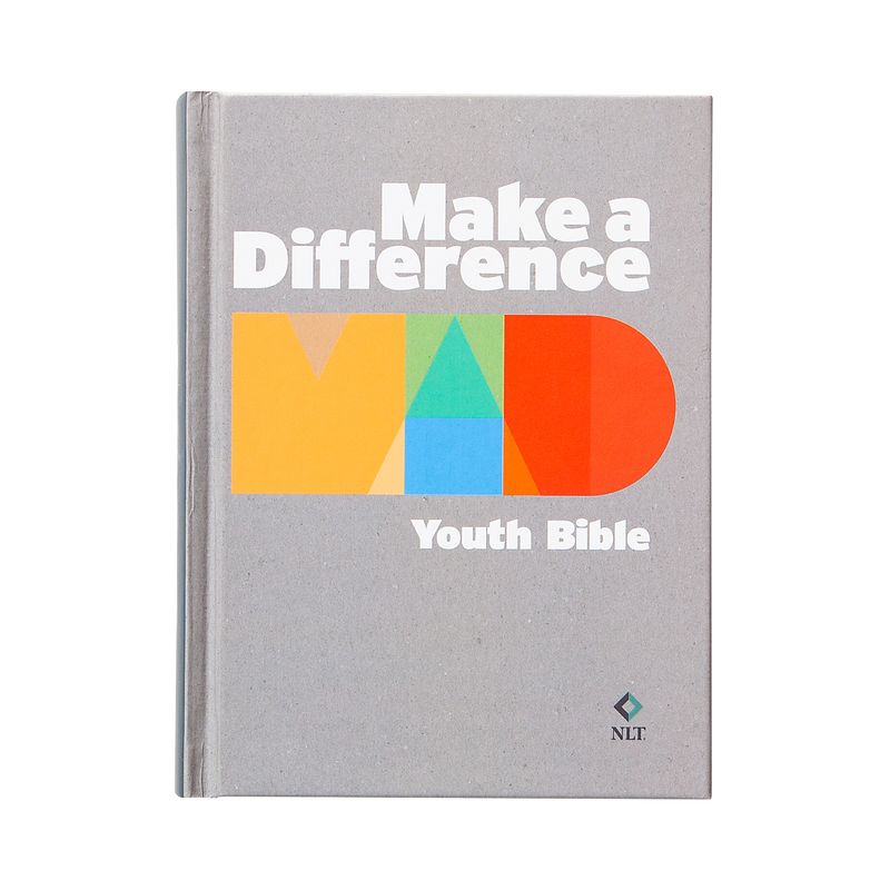 Make a Difference Youth Bible (Nlt) - by  Ken Castor (Hardcover), 1 of 2