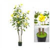 Artificial Trees with Pot Flowers Leaves for DIY Garden Home Wedding Party Hotel Landscaping - 3 of 4