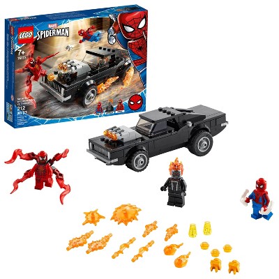 LEGO Marvel Spider-Man: Spider-Man and Ghost Rider vs. Carnage Collectible Building Toy 76173