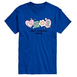 Men's - Instant Message - Cool I Dont Remember Asking Short Sleeve Graphic T-Shirt - 1 of 4
