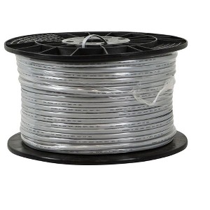 Monoprice Stranded Bulk Phone Cable - 1000 Feet - Silver | 6 Conductor, 26AWG, Flat Cable - 1 of 2
