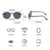 Anna-Kaci Women's Retro Round Metal Sunglasses - 3 of 3