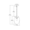 Elk Home Ellipsa 1 - Light Pendant in  Satin Nickel - 2 of 2