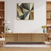 30" x 30" Triangle Awesome by Michael Mullan Framed Canvas Wall Art Print - Amanti Art: Modern Decor, Earth Tone Lithograph - 4 of 4
