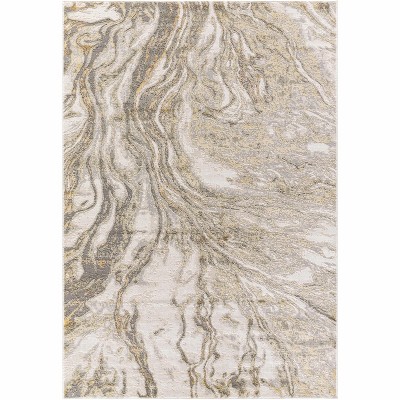 Hauteloom Brandi Beige Marble Area Rug