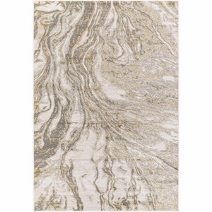 Hauteloom Brandi Beige Marble Area Rug - 1 of 4