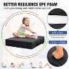 FDW Yoga Arts Mat Gymnastics Mat Wrestling Mat Tumbling Mat Gym Mat Folding Gymnastic Mat hick PU Leather Exercise Mat - 4 of 4