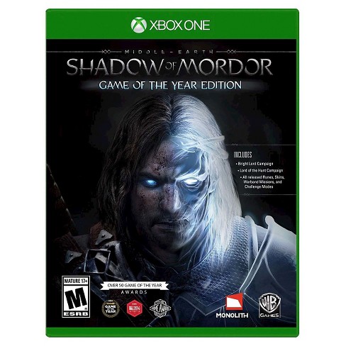 Middle Earth Shadow Of Mordor Game Of The Year Xbox One Target