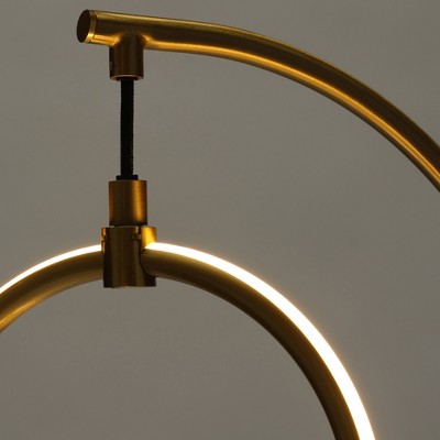 Nova LED Arc Table Lamp with Touch Dimmer for Kids' Nursery - White