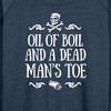 Women's - Disney - Oil of Boil Lightweight French Terry Wide Neck Long Sleeve Shirt - 2 of 4
