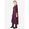 Woman Within Women's Plus Size Mixed Media Hanky Hem Dress - 4 of 4
