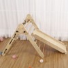 3 PCS Toddler Indoor Climbing Toy, Wooden Gym Playset, Playground Jungle Gym, Baby Triangle Folding Climbing for Climbing & Sliding - 3 of 4