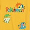 Boys' - Pokémon - Gen 2 Chikorita, Tepig, Totodile Short Sleeve Graphic T-Shirt - 2 of 4