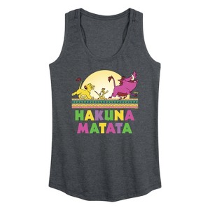 Women's - Disney - The Lion King Graphic Racerback Tank - 1 of 4