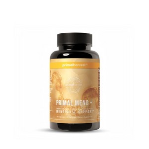 Primal Harvest Meno+ Menopause Support with Saffron & Chinese Herbs Support Mood, Menopausal Symptom Relief, & General Well-Being 1 Pack - 1 of 4