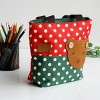 Slickblue Cute Bear Hand-Appliqued Tote Bag for Kids —Multi Color & Sizes, Shoulder Strap, Interior Pocket - 2 of 3