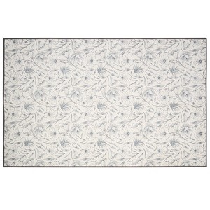 The Lakeside Collection Magnolia Floral Washable Area Rug Accent Rug or Runner Rug - Area Rug - 1 of 2