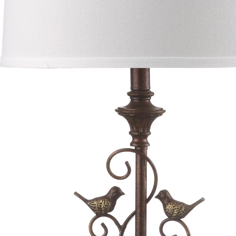 Birdsong Table Lamp (Set of 2) - Oil Rubbed Bronze (Black) - Safavieh, 6 of 9