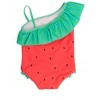 RuffleButts Girls One Shoulder Ruffle One Piece - 2 of 4