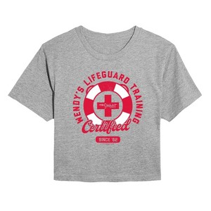 Women's - The Sandlot - Wendys Lifeguard Training Cropped Graphic T-Shirt - 1 of 4