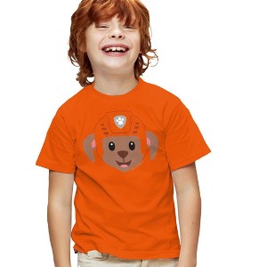 Boys' Short Sleeve Paw Patrol Zuma Emoji T-Shirt - 1 of 4