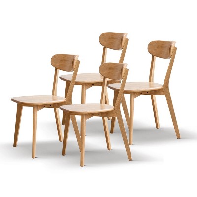 19.69'' Dining chair wooden FAS grade oak natural wood  100% dirt-free wood chair solid chair table chair wooden living room chair