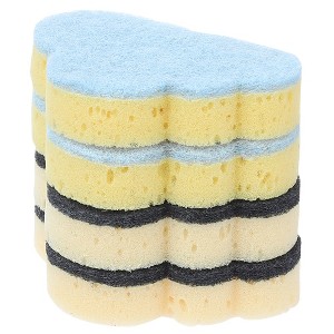 REGALWOVEN Kitchen Cloud Shape Dual-Sided Cleaning Sponges for Kitchen 4 Packs - 1 of 4