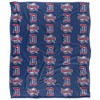 University Of Detroit Mercy Logo Pattern Silky Touch Blanket White 50x60 - 2 of 4