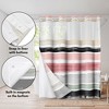 Americanflat 72x75 Hookless Shower Curtain - Abstract Pink Cream Shower Curtain with Sheer Panel, Snap-In Liner, and Grommets - 100% Polyester - 4 of 4