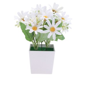 Unique Bargains Artificial Plants Cosmos Plastic 2.95"x2.95"x7.87" 1 Pc - 1 of 4
