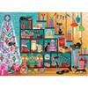 Cobble Hill 1,000 Piece Jigsaw Puzzle - Christmas Cats (Poster Included) - 2 of 2