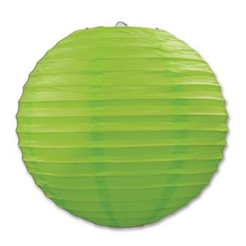 Beistle 9 1/2" Paper Lantern; Light Green 6/Pack 54570-LG