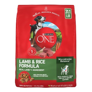 Purina ONE SmartBlend Natural Dry Dog Food with Rice and Lamb