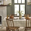 Grid Plaid Cotton Tablecloth Beige/Cream - Hearth & Hand™ with Magnolia - image 2 of 3