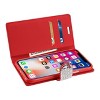 Reiko iPhone X/iPhone XS Diamond Rhinestone Wallet Case in Red - 3 of 4