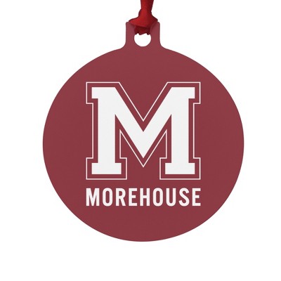 Morehouse College Primary Logo Aluminum Holiday Christmas Tree Ornament