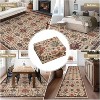 Area Rug Washable, Soft Vintage Non-Slip Rug for Living Room Boho Low Pile Large Bedroom Rug, Farmhouse Indoor Floor Carpet Rugs - 4 of 4