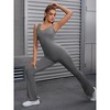 INSPIRE CHIC 3 Pcs Women's Hollow Back One Piece Long Workout Fitness Full Body Shapers - 4 of 4