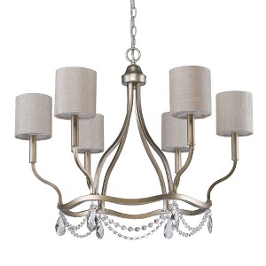 Acclaim Lighting Margaret 6 - Light Chandelier in  Washed Gold - 1 of 1