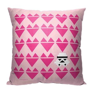 Disney Star Wars Heart Trooper Throw Pillow 18x18 Inches - 1 of 4