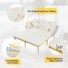5-Piece Modern Woven Rope Sectional Sofa Set �C Glass Table & Cushions Included - 2 of 4
