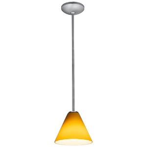 Access Lighting Martini 1 - Light Pendant in  Brushed Steel - 1 of 1
