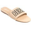 bebe Women's Sandals - Casual Summer Slip-On Slide Sandals with Logo Strap - 2 of 4